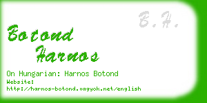 botond harnos business card